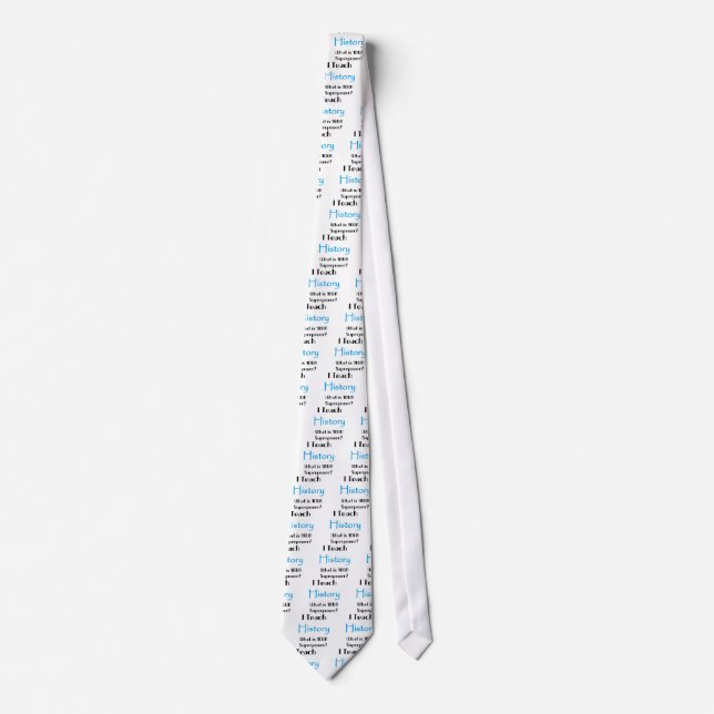 history teach tie (Front)