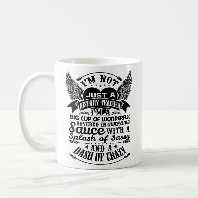History Teacher Cup Gifts for Women Men (Left)
