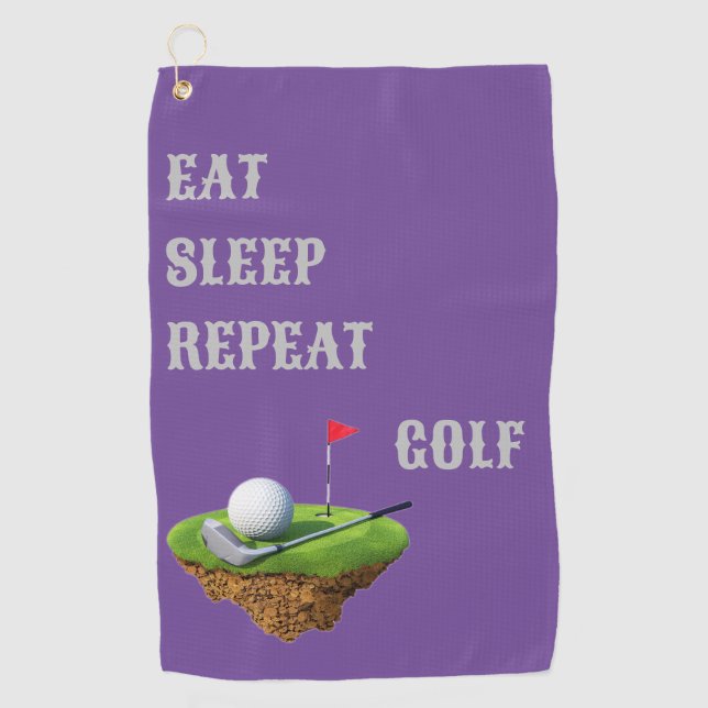 Hit a Hole-in-One with Customizable Golf Towels (Front)