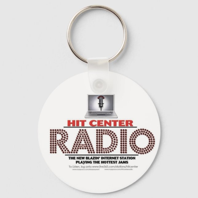 Hit Centre Radio Key Chain (Front)