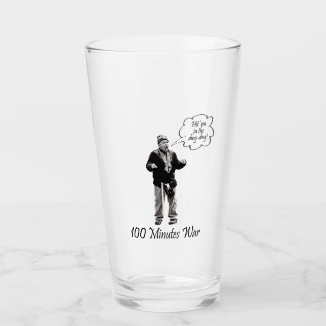 Hit 'em in the ding ding 100 minutes Beer Tumbler (Front)