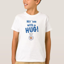 Hit `em with a HUG! Kids' Hanes T-Shirt