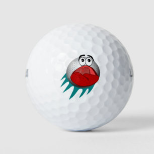 Hit Golf Ball Cartoon