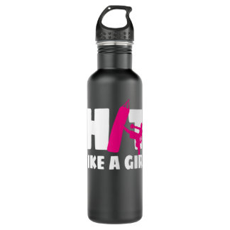 Hit Like A Girl Martial Arts Kickboxer Kickboxing  710 Ml Water Bottle