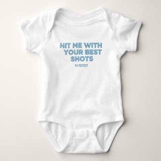 Hit Me With Your Best Shots Baby Bodysuit