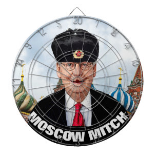 Hit Moscow Mitch McConnell in the Kisser Dartboard