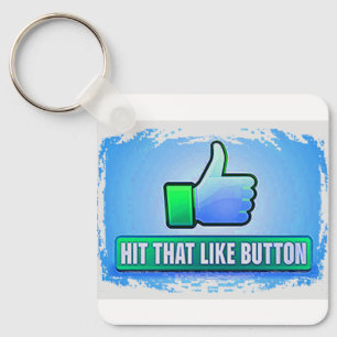 Hit That Like Button Keychain