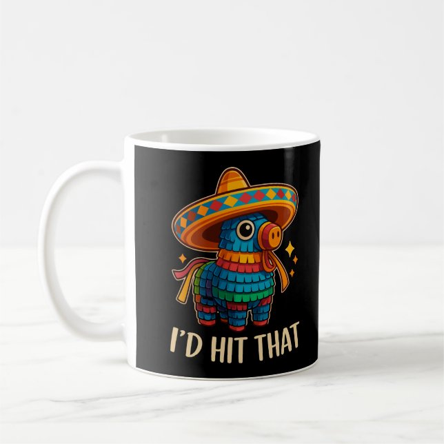 Hit That Pinata Cinco De Mayo Coffee Mug (Left)