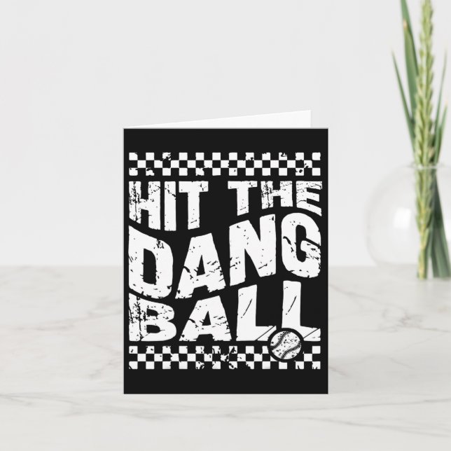 Hit The Dang Ll Vintage  Card (Front)