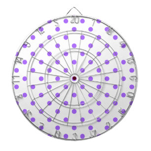HIT THE DOT Purple Polka Dot Dart Board