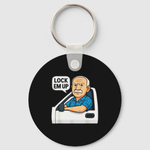 Hit The Road Dude Lock Em' Up Funny For Men Women  Keychain