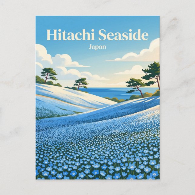 Hitachi Seaside Park Japan Postcard (Front)