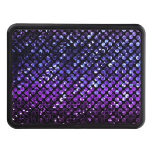 Hitch Cover Purple Crystal Bling Strass
