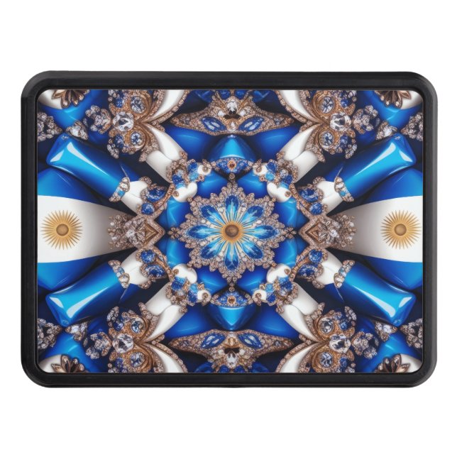 Hitch cover with Argentinian Colours (Front)