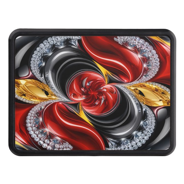 Hitch cover with German Colours (Front)