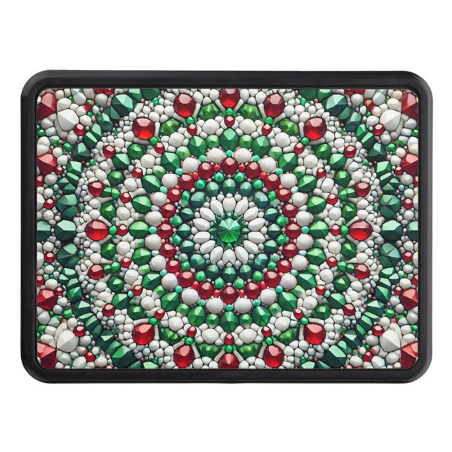 Hitch cover with Italian Colours (Front)