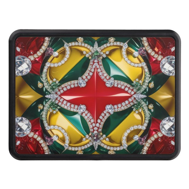 Hitch cover with Los Angeles Colours (Front)