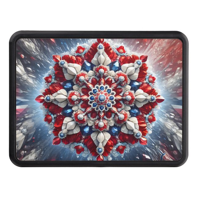 Hitch cover with Norway Colours (Front)