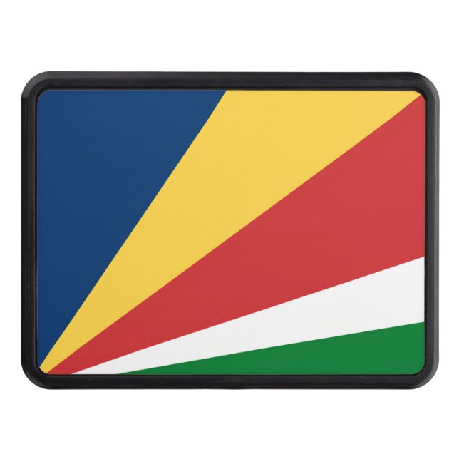 Hitch cover with Seychelles Colours (Front)