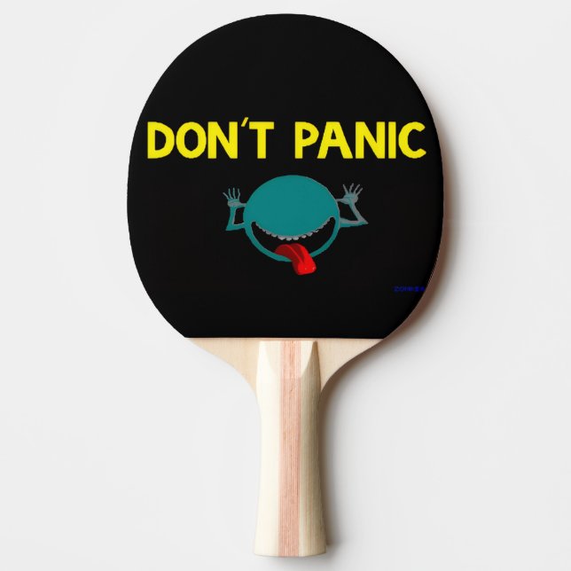 Hitch Hiker's Ping Pong Paddle (Front)