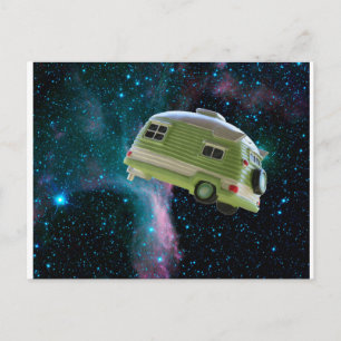 Hitch your trailer to a star postcard
