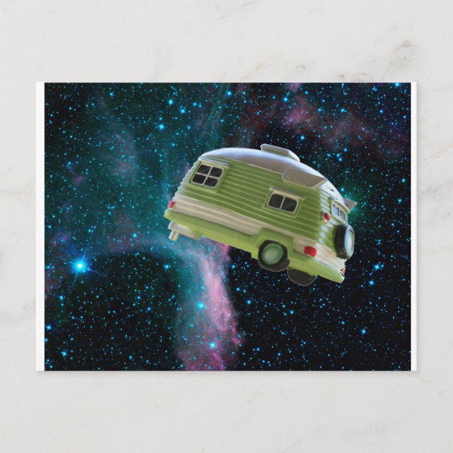 Hitch your trailer to a star postcard (Front)
