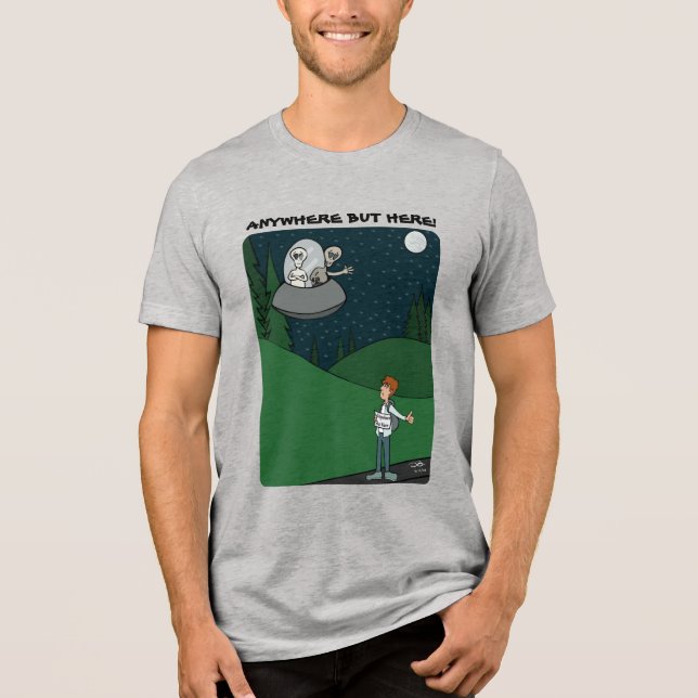 Hitchhiking Men's Tri-Blend Shirt (Front)