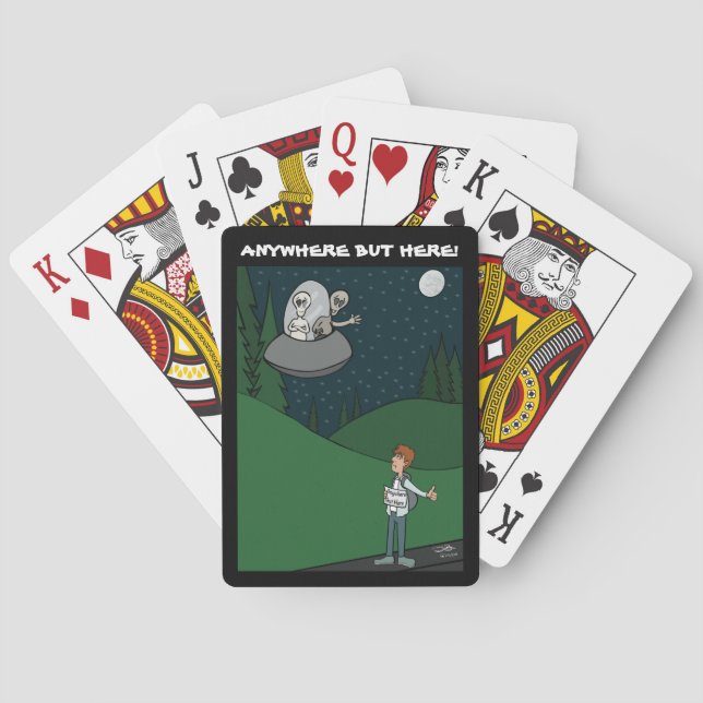 Hitchhiking Playing Cards (Back)
