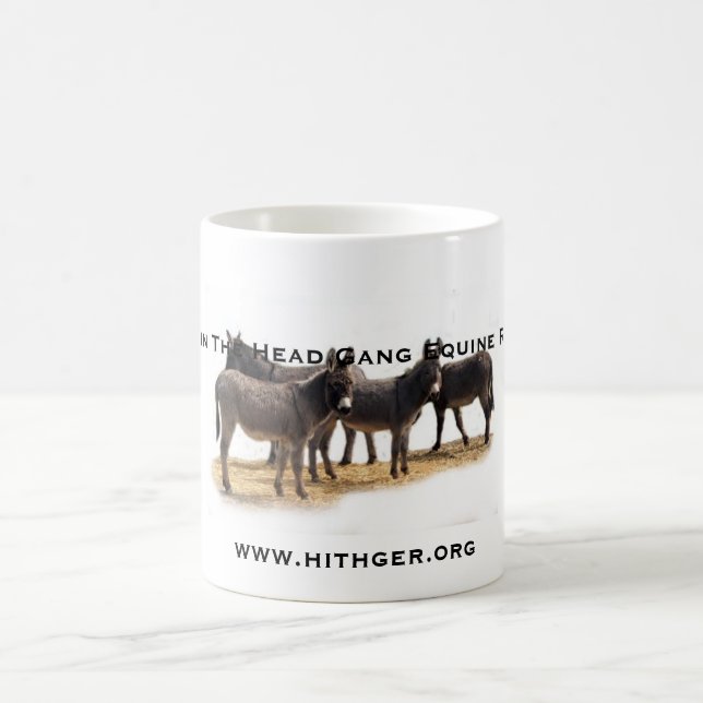 Hithger trio of donkeys mug (Center)
