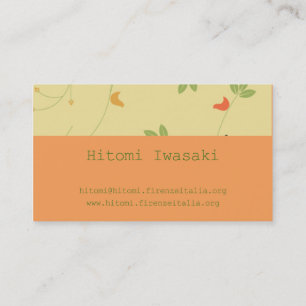 hitomi iwasaki Hitomi Iwasaki Business Card