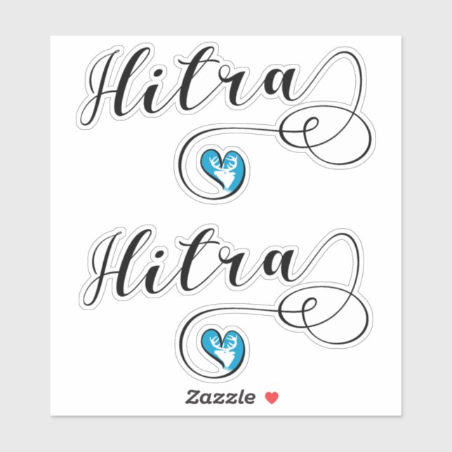 Hitra Flag Heart, Norway (Sheet)