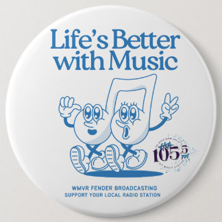 Hits 105.5 support local Radio Pin