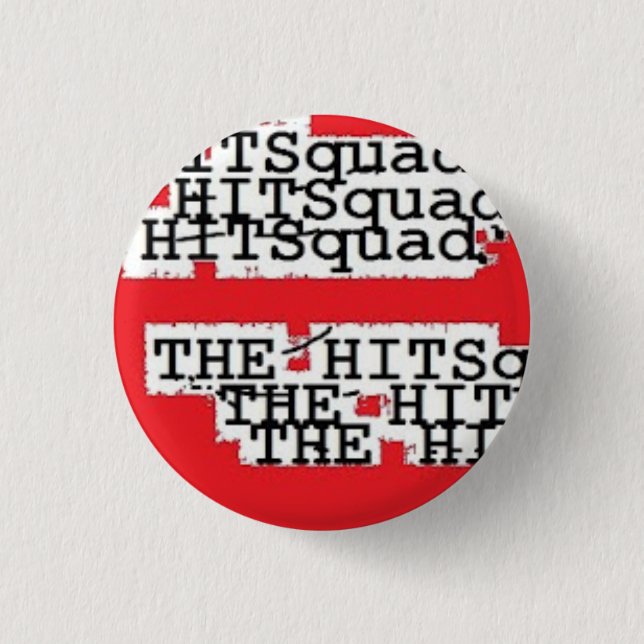 HITSquad Logo 1 Inch Round Button (Front)