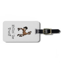 Hittin' The Trail Cartoon Horse