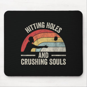 Hitting Holes And Crushing Souls Retro  Mouse Pad
