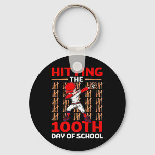 Hitting The 100th Day Of School Bysebyll 100 Days  Keychain