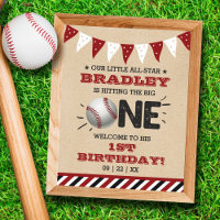 Hitting The Big One | Baseball 1st Birthday