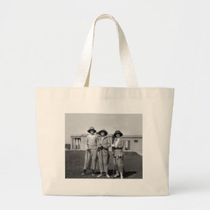 Hitting the Links in Style: 1923 Large Tote Bag