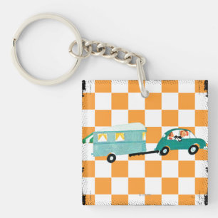 Hitting the Open Road 1 Keychain