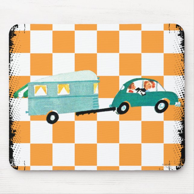 Hitting the Open Road 1 Mouse Pad (Front)