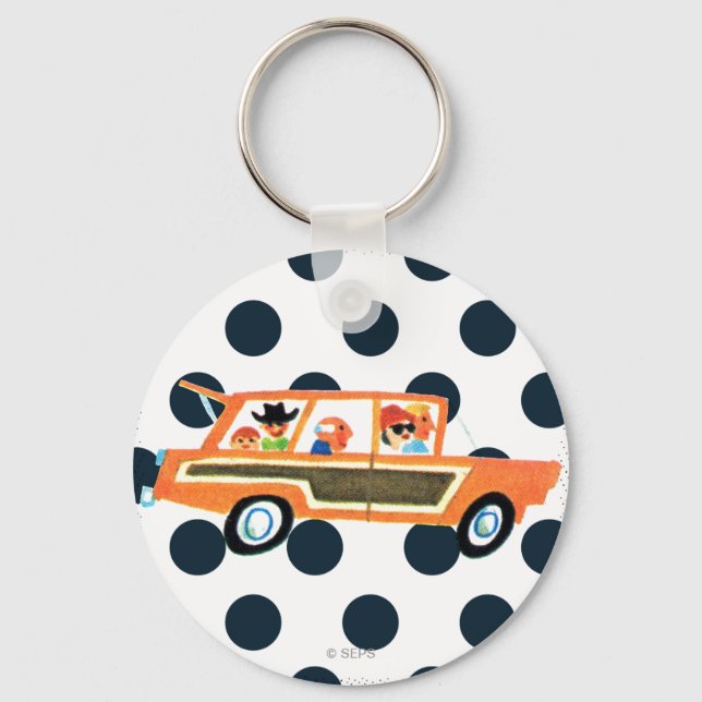 Hitting the Open Road 4 Keychain (Front)