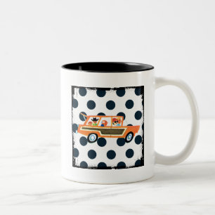 Hitting the Open Road 4 Two-Tone Coffee Mug