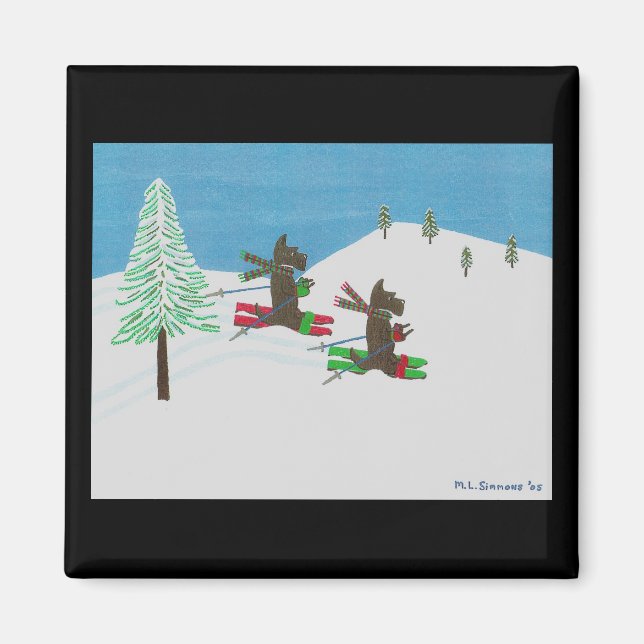 HITTING THE SLOPES MAGNET (Front)