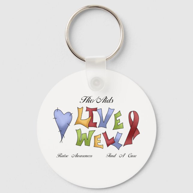 HIV/ AIDS Awareness Keychain (Front)