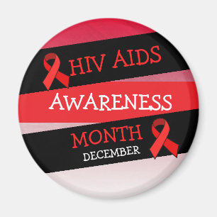 HIV AIDS AWARENESS MONTH December Magnet
