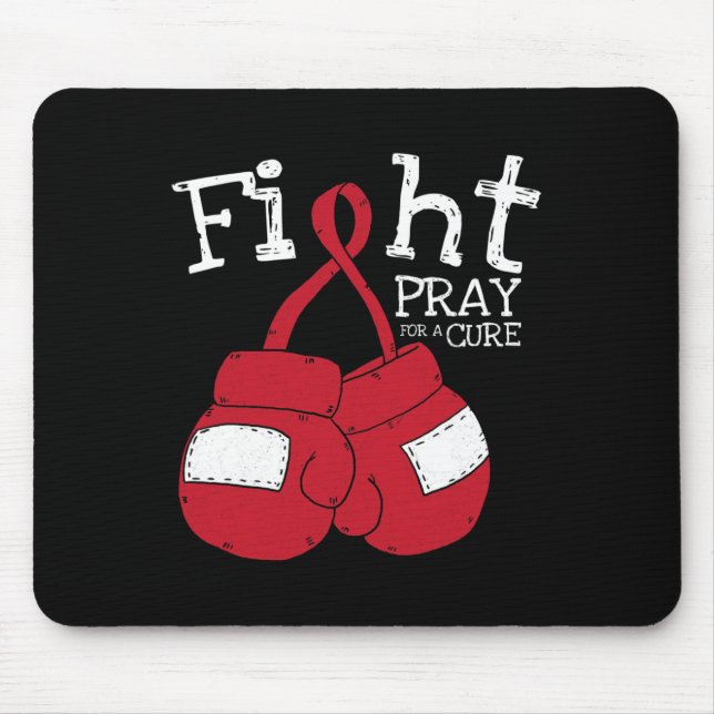 Hiv Aids Brain Aneurysm Stroke Cool Awareness Gift Mouse Pad (Front)