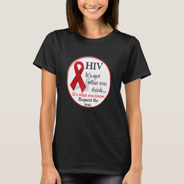HIV Aids World Day Diagnosis T-Shirt (Front)