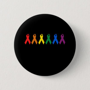HIV AWARENESS / AIDS AWARENESS 2 INCH ROUND BUTTON