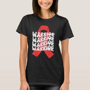 HIV Awareness Month Fighter Survivor Warrior Retro T-Shirt