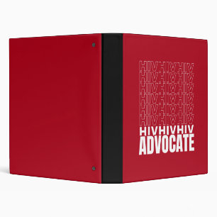 HIV HIV HIV Advocate Binder